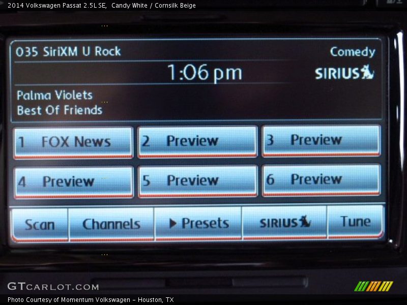 Candy White / Cornsilk Beige 2014 Volkswagen Passat 2.5L SE