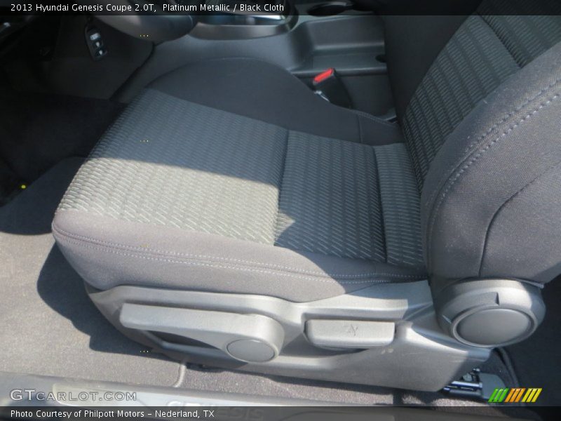 Platinum Metallic / Black Cloth 2013 Hyundai Genesis Coupe 2.0T
