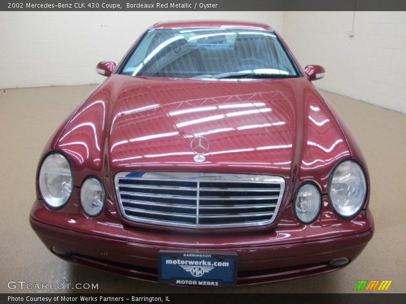 Bordeaux Red Metallic / Oyster 2002 Mercedes-Benz CLK 430 Coupe