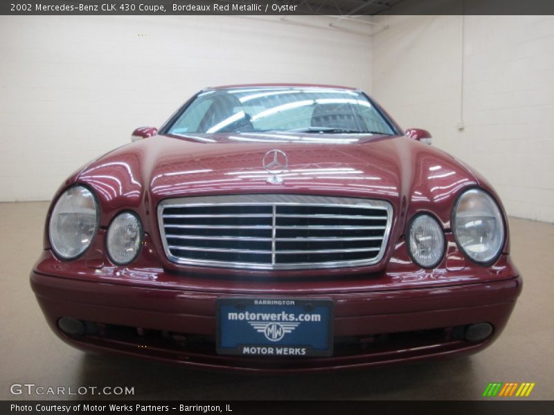 Bordeaux Red Metallic / Oyster 2002 Mercedes-Benz CLK 430 Coupe