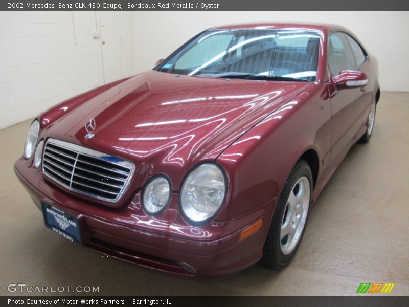 Bordeaux Red Metallic / Oyster 2002 Mercedes-Benz CLK 430 Coupe