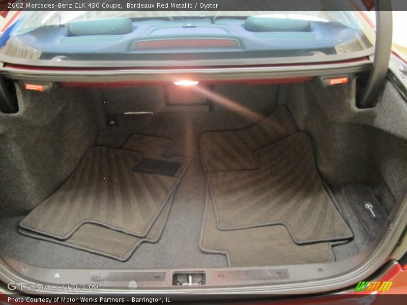 Bordeaux Red Metallic / Oyster 2002 Mercedes-Benz CLK 430 Coupe