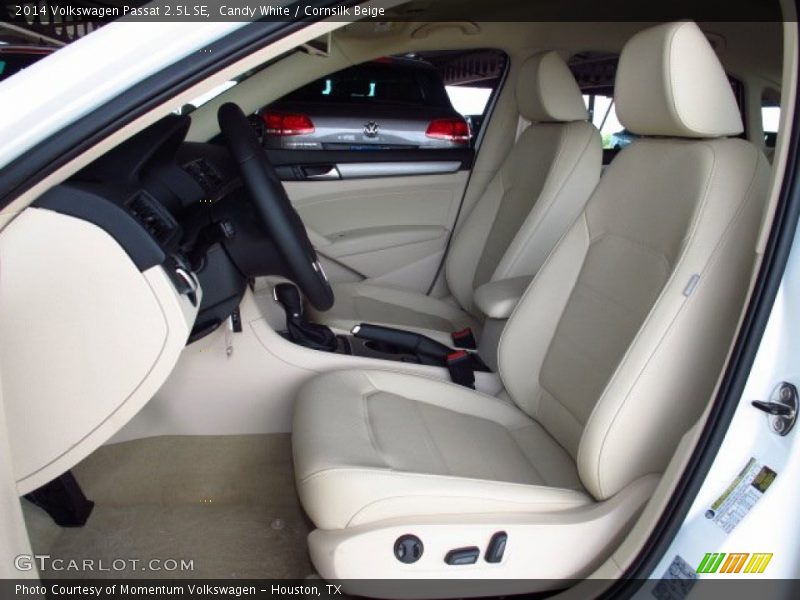 Candy White / Cornsilk Beige 2014 Volkswagen Passat 2.5L SE