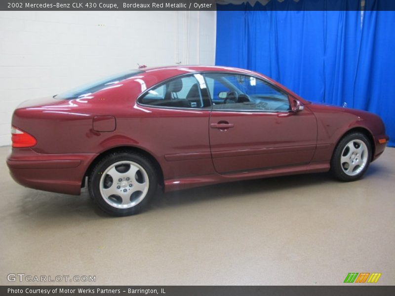 Bordeaux Red Metallic / Oyster 2002 Mercedes-Benz CLK 430 Coupe