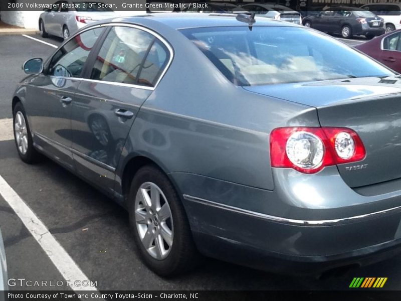 Granite Green Metallic / Black 2006 Volkswagen Passat 2.0T Sedan