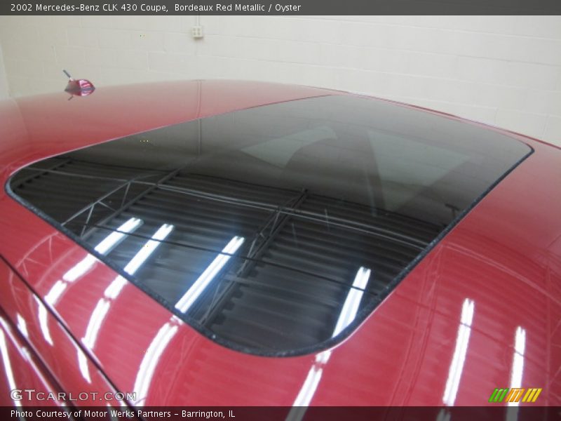 Bordeaux Red Metallic / Oyster 2002 Mercedes-Benz CLK 430 Coupe