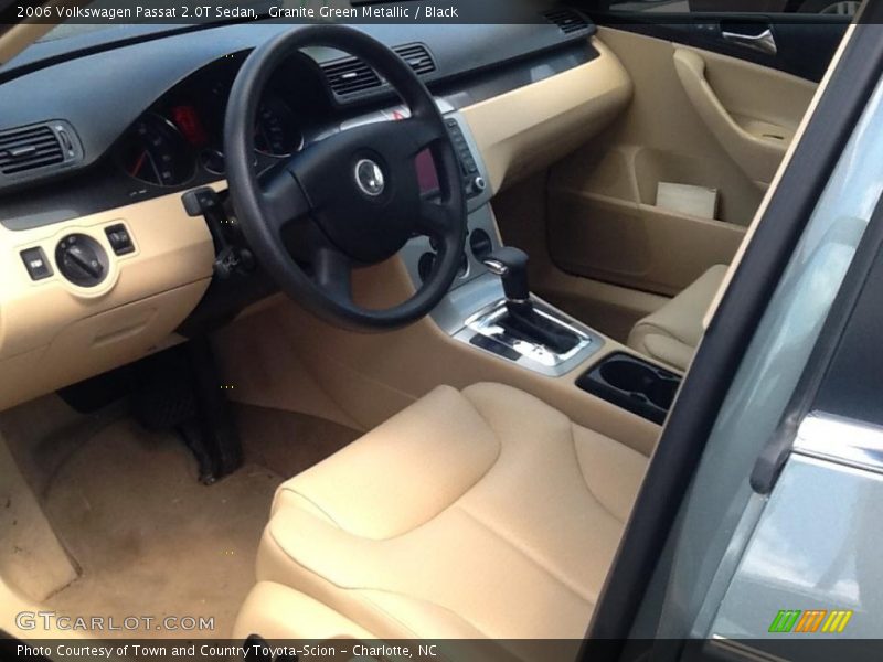 Granite Green Metallic / Black 2006 Volkswagen Passat 2.0T Sedan