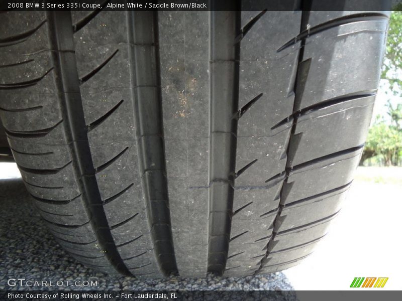 Alpine White / Saddle Brown/Black 2008 BMW 3 Series 335i Coupe