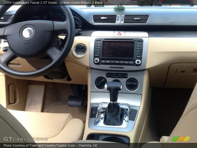 Granite Green Metallic / Black 2006 Volkswagen Passat 2.0T Sedan