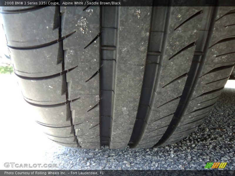 Alpine White / Saddle Brown/Black 2008 BMW 3 Series 335i Coupe