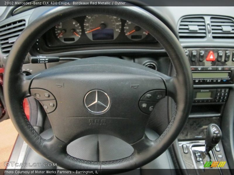 Bordeaux Red Metallic / Oyster 2002 Mercedes-Benz CLK 430 Coupe