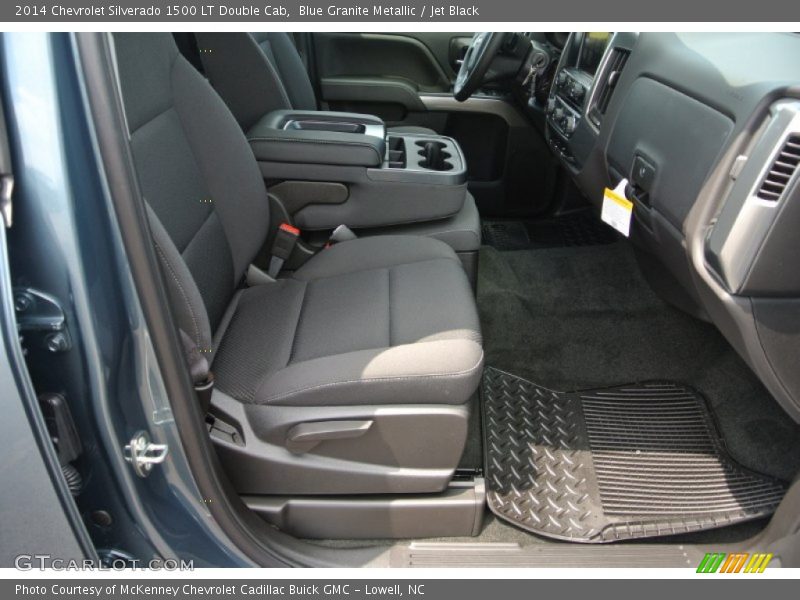 Blue Granite Metallic / Jet Black 2014 Chevrolet Silverado 1500 LT Double Cab