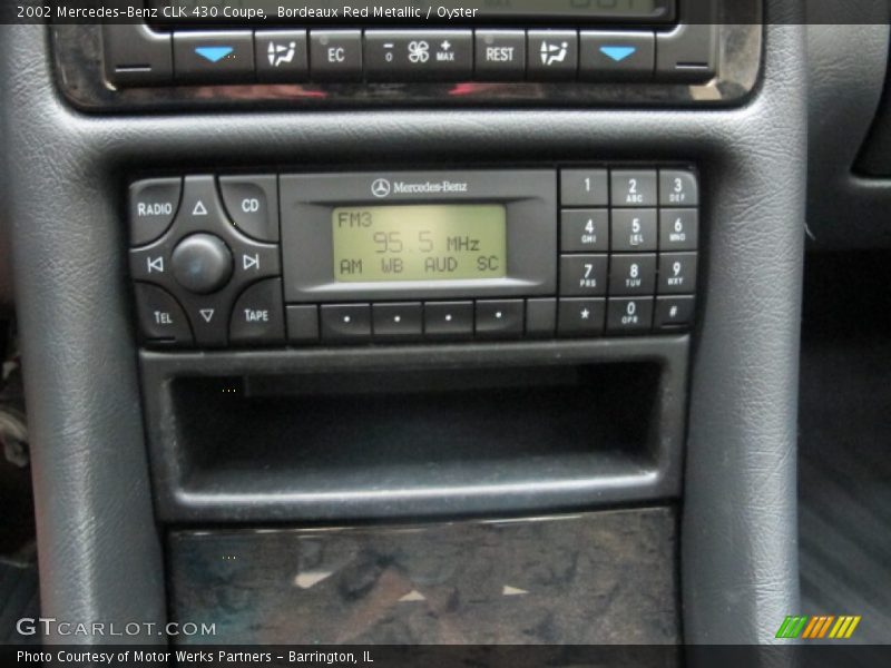 Bordeaux Red Metallic / Oyster 2002 Mercedes-Benz CLK 430 Coupe