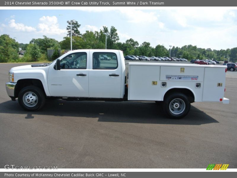  2014 Silverado 3500HD WT Crew Cab Utility Truck Summit White