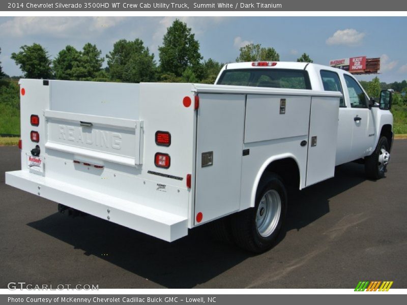  2014 Silverado 3500HD WT Crew Cab Utility Truck Summit White