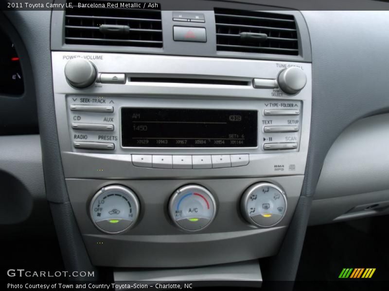 Barcelona Red Metallic / Ash 2011 Toyota Camry LE