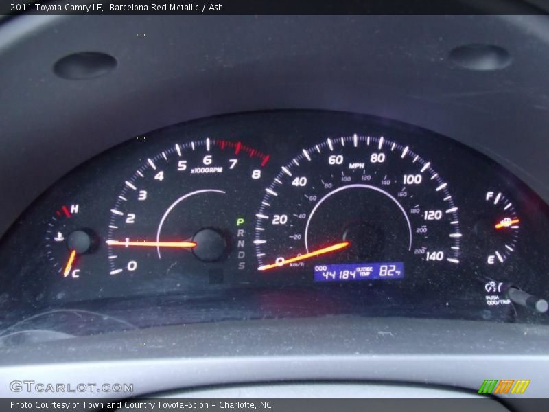 Barcelona Red Metallic / Ash 2011 Toyota Camry LE