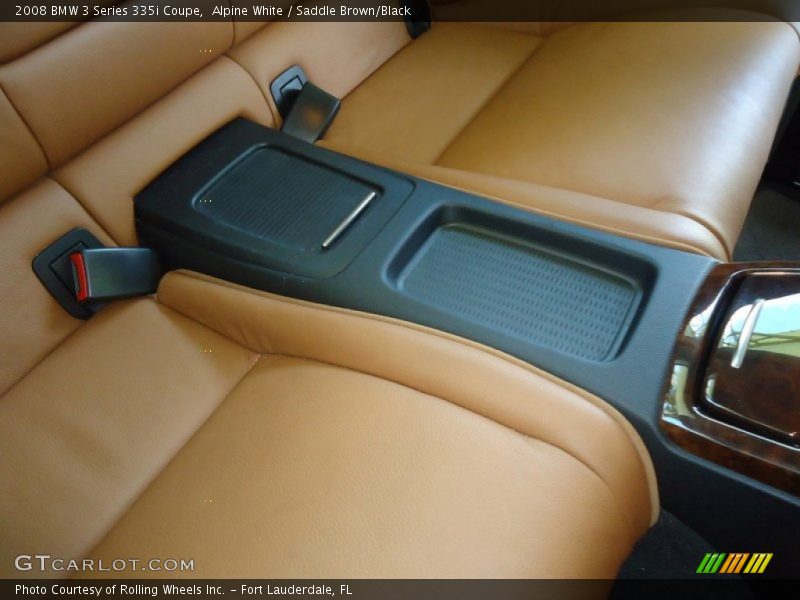 Alpine White / Saddle Brown/Black 2008 BMW 3 Series 335i Coupe