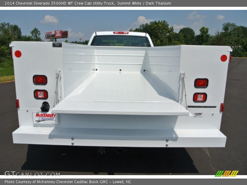 Summit White / Dark Titanium 2014 Chevrolet Silverado 3500HD WT Crew Cab Utility Truck