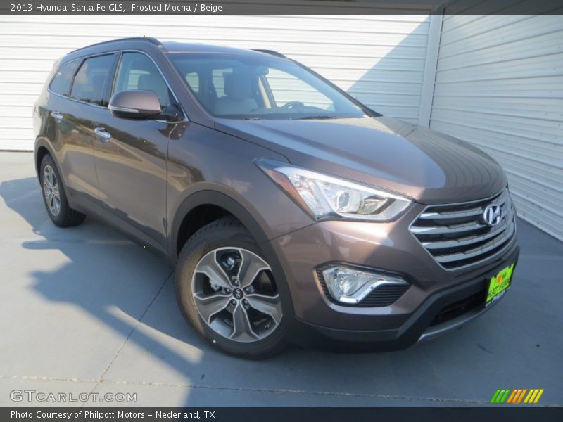 Frosted Mocha / Beige 2013 Hyundai Santa Fe GLS