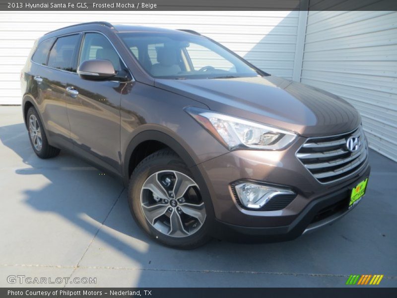 Frosted Mocha / Beige 2013 Hyundai Santa Fe GLS