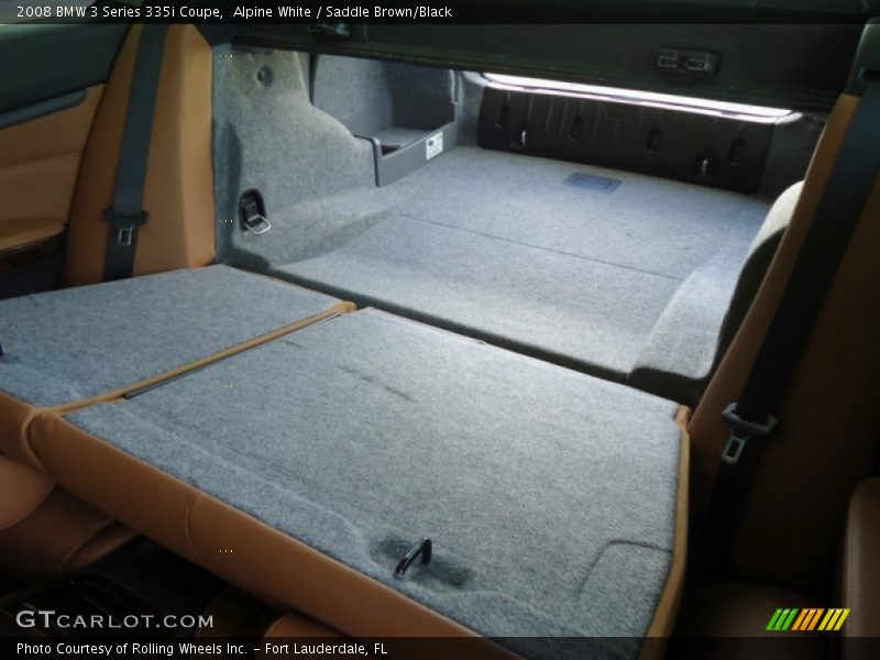 Alpine White / Saddle Brown/Black 2008 BMW 3 Series 335i Coupe