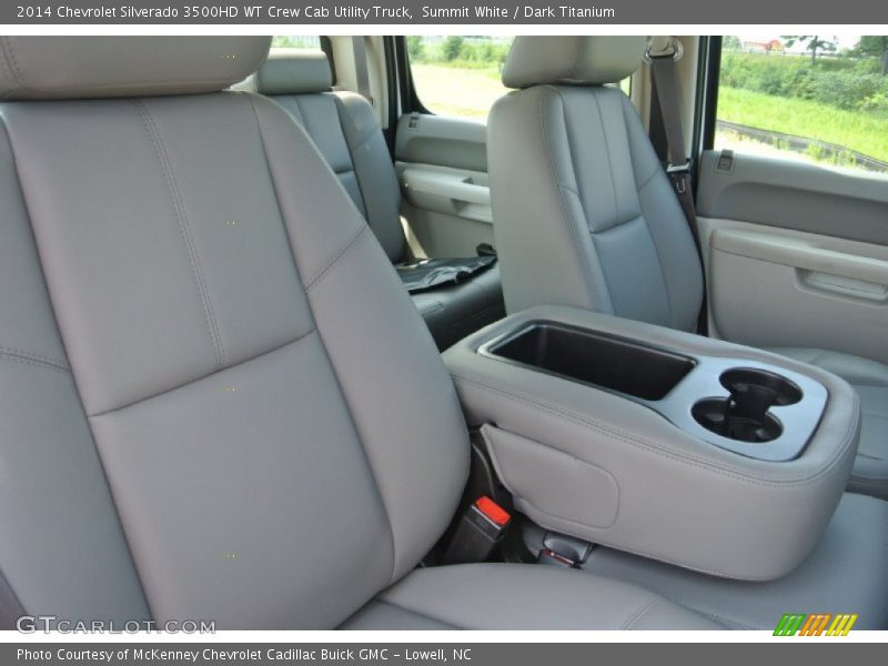 Summit White / Dark Titanium 2014 Chevrolet Silverado 3500HD WT Crew Cab Utility Truck