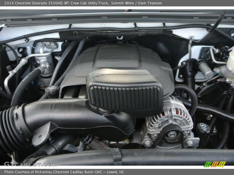 2014 Silverado 3500HD WT Crew Cab Utility Truck Engine - 6.0 Liter OHV 16-Valve VVT Flex-Fuel Vortec V8