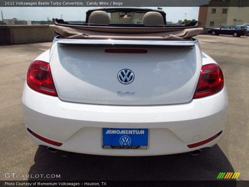 Candy White / Beige 2013 Volkswagen Beetle Turbo Convertible