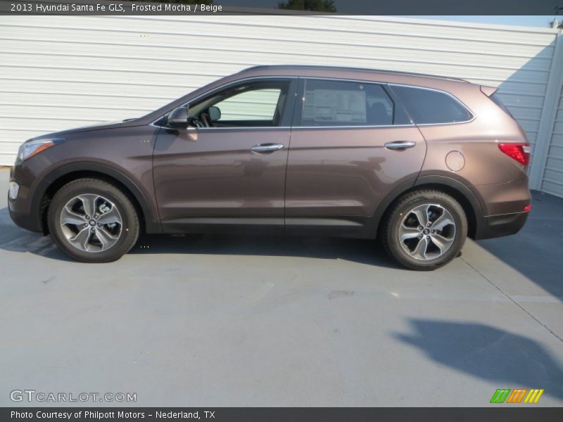 Frosted Mocha / Beige 2013 Hyundai Santa Fe GLS