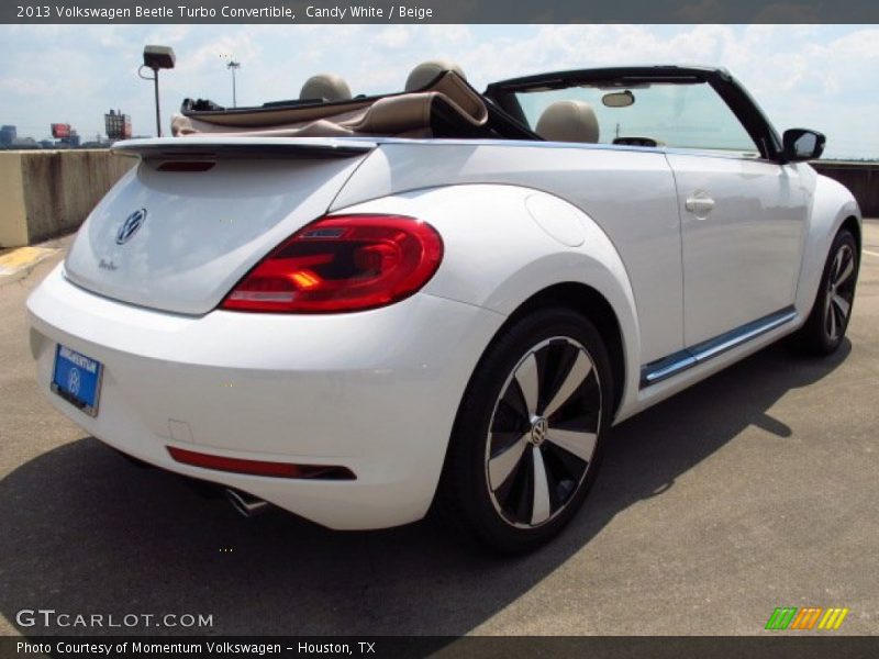Candy White / Beige 2013 Volkswagen Beetle Turbo Convertible
