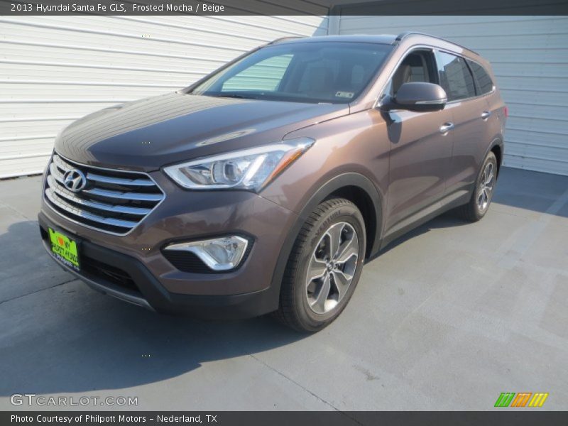 Frosted Mocha / Beige 2013 Hyundai Santa Fe GLS
