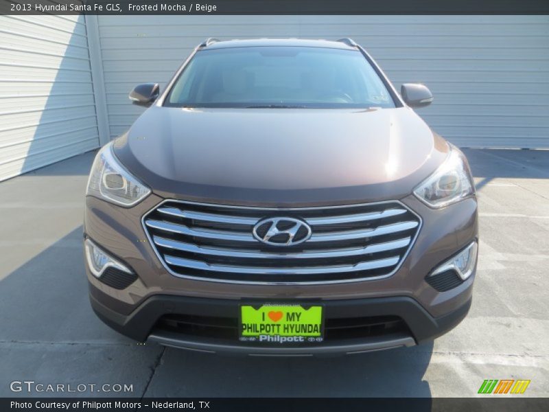 Frosted Mocha / Beige 2013 Hyundai Santa Fe GLS