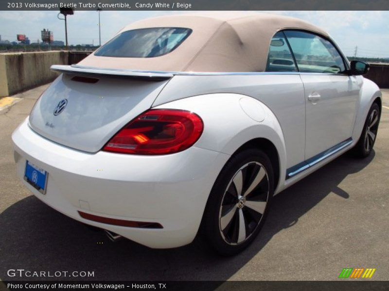 Candy White / Beige 2013 Volkswagen Beetle Turbo Convertible