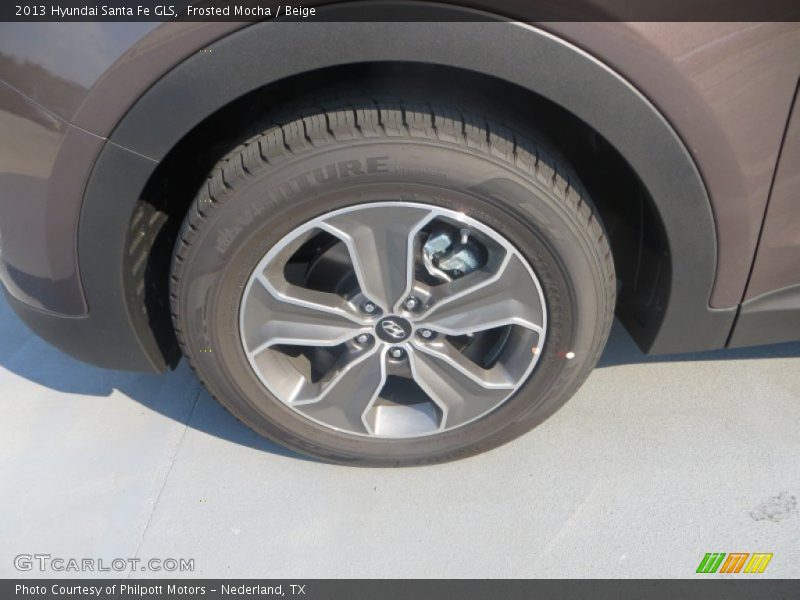 Frosted Mocha / Beige 2013 Hyundai Santa Fe GLS