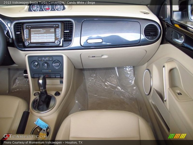 Candy White / Beige 2013 Volkswagen Beetle Turbo Convertible