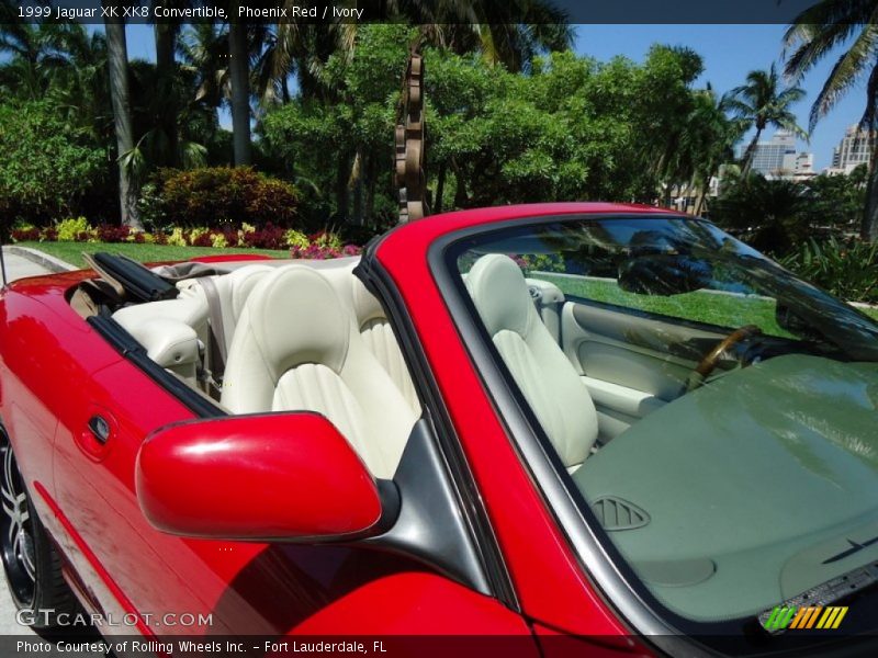 Phoenix Red / Ivory 1999 Jaguar XK XK8 Convertible