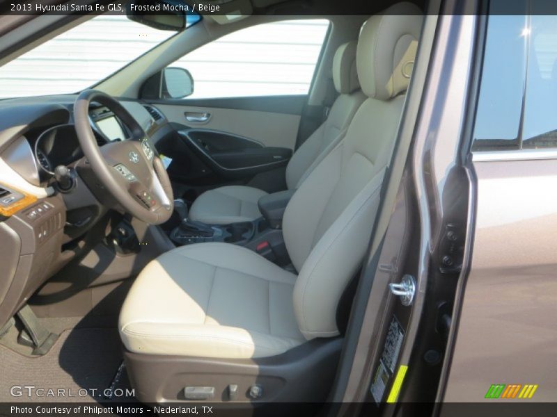 Frosted Mocha / Beige 2013 Hyundai Santa Fe GLS