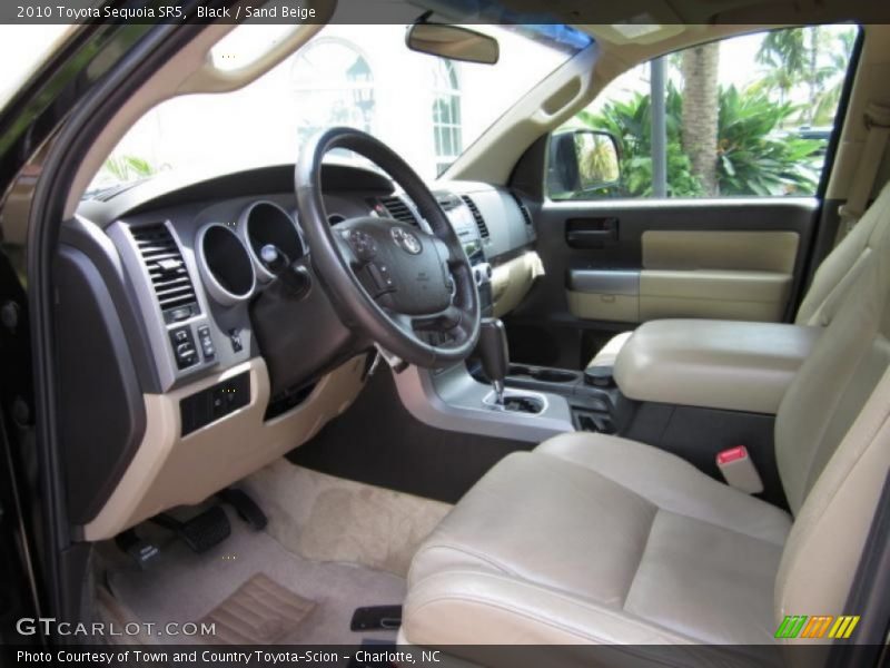 Black / Sand Beige 2010 Toyota Sequoia SR5