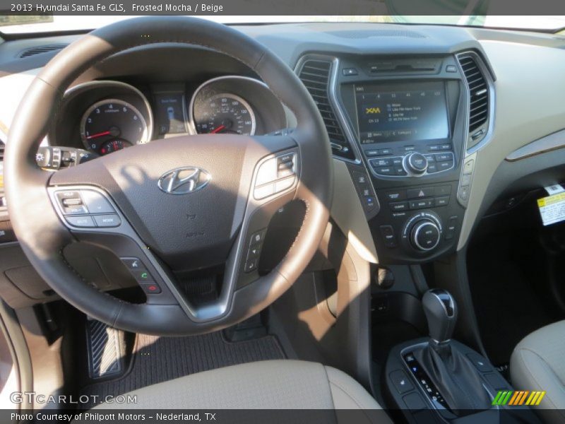 Frosted Mocha / Beige 2013 Hyundai Santa Fe GLS