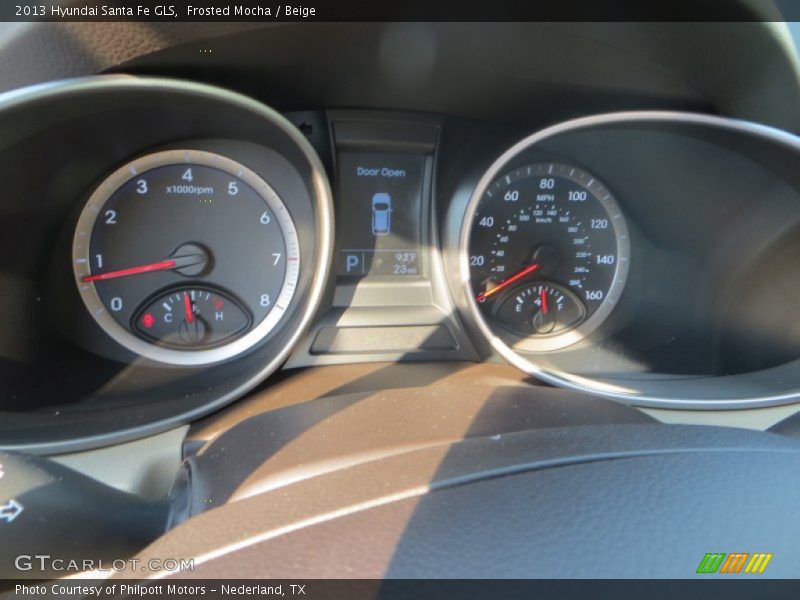 Frosted Mocha / Beige 2013 Hyundai Santa Fe GLS