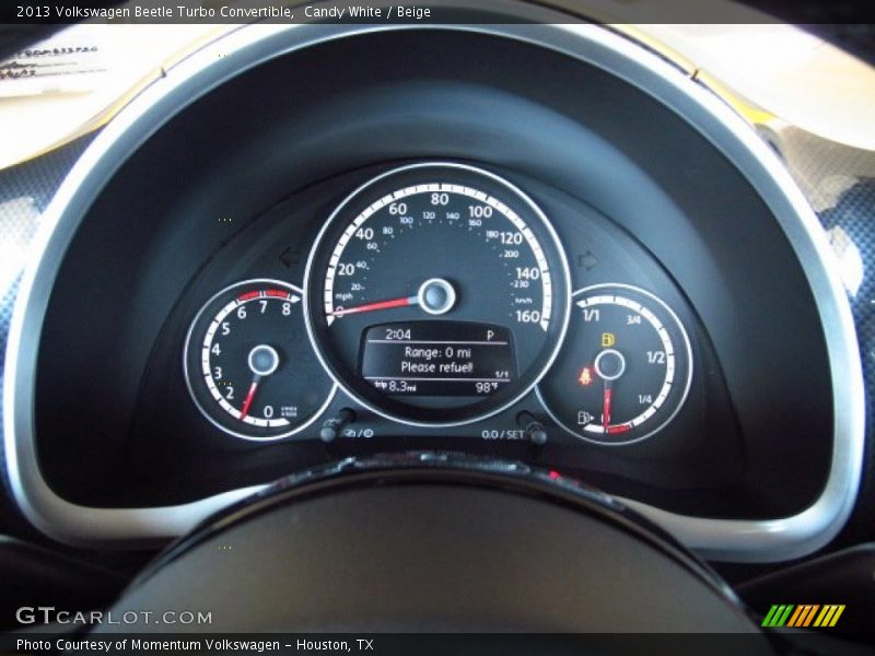 Candy White / Beige 2013 Volkswagen Beetle Turbo Convertible