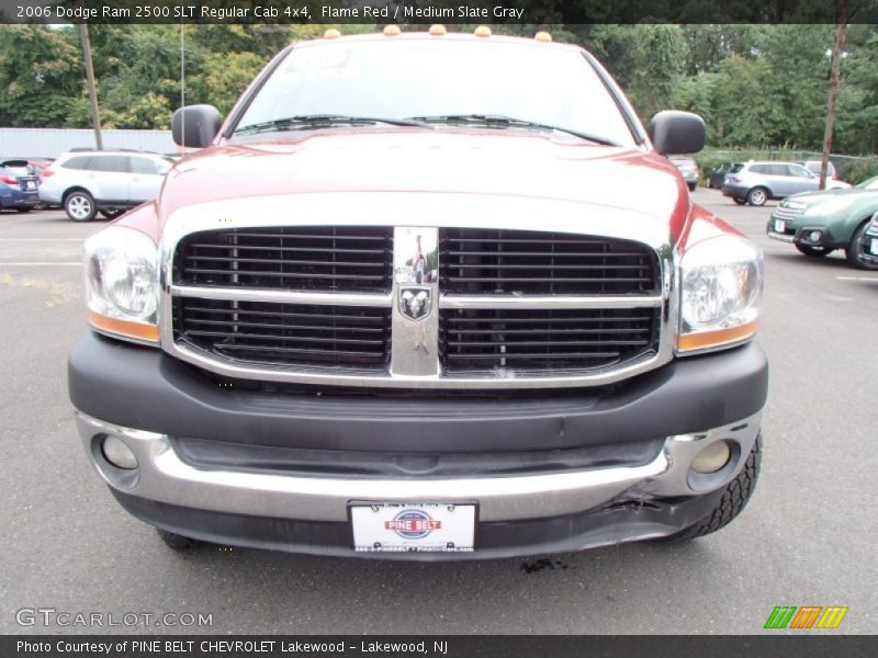 Flame Red / Medium Slate Gray 2006 Dodge Ram 2500 SLT Regular Cab 4x4