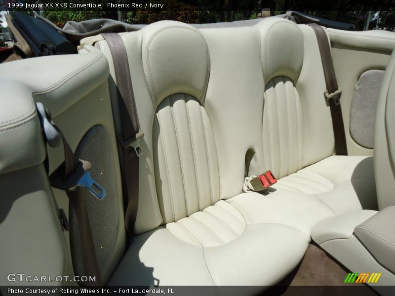 Rear Seat of 1999 XK XK8 Convertible