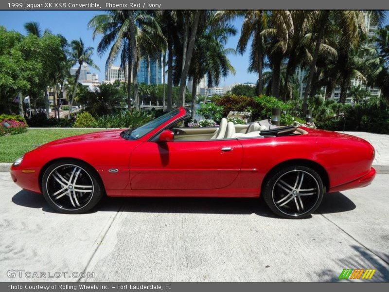  1999 XK XK8 Convertible Phoenix Red