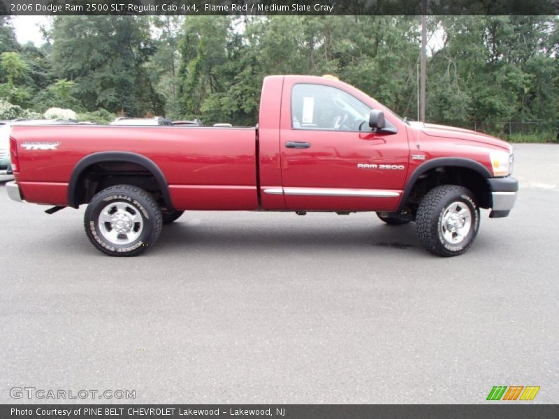 Flame Red / Medium Slate Gray 2006 Dodge Ram 2500 SLT Regular Cab 4x4
