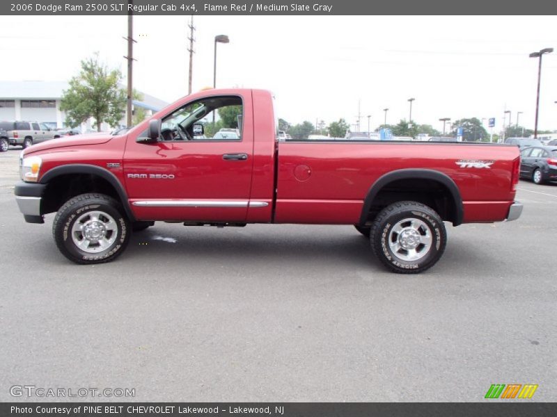 Flame Red / Medium Slate Gray 2006 Dodge Ram 2500 SLT Regular Cab 4x4