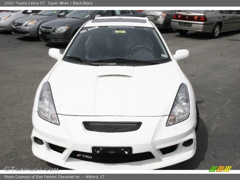 Super White / Black/Black 2003 Toyota Celica GT