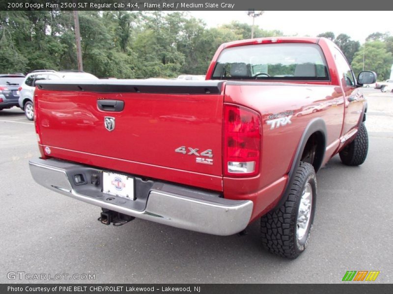 Flame Red / Medium Slate Gray 2006 Dodge Ram 2500 SLT Regular Cab 4x4