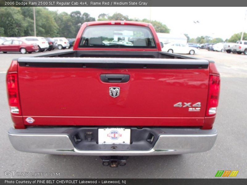 Flame Red / Medium Slate Gray 2006 Dodge Ram 2500 SLT Regular Cab 4x4